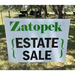 Zatopek Estate Sales Logo