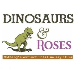 Dinosaurs And Roses Logo