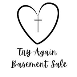 Try Again Basement Sale Logo