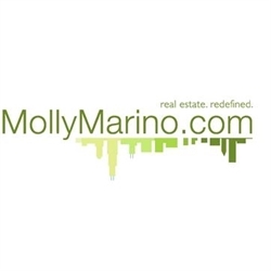 Home By Molly Marino. Estates. Real Estate. Staging. Logo