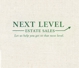 Next Level Estate Sales Logo