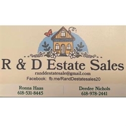 R & D Estate Sales Logo
