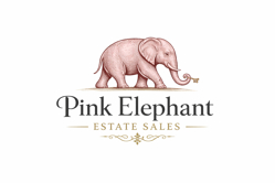 Pink Elephant Estate Sales Logo