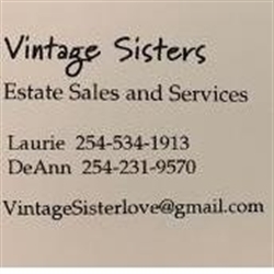 Vintage Sisters Estate Sales And Services Logo