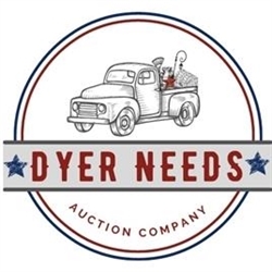 Dyer Needs Auction Company Logo