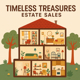 Timeless Treasures Estate Sales Logo