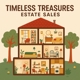Timeless Treasures Estate Sales Logo