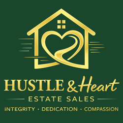 Hustle And Heart Estate Sales Logo