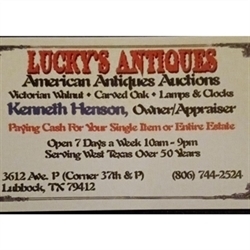 Lucky's Antiques Logo