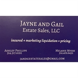 Jayne And Gail Estate Sales Logo