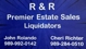 R & R Premier Estate Sales Liquidators Logo