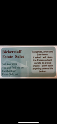 Bickerstaff Estate Sales Logo