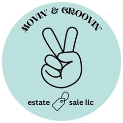 Movin’ & Groovin’ Estate Tag Sales Logo