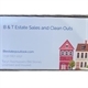 B & T Estate Sales And Clean Outs Logo
