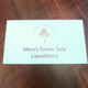 Mary's Estate Sales Logo