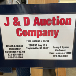J & D Auction Company Logo