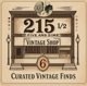215 1/2 Vintage Shop Logo