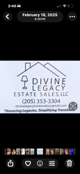 Divine Legacy Estate Sales Logo