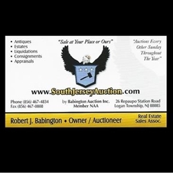 South Jersey Auction By Babington Auction Inc. Logo