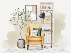 Whispering Pines Estate Sales Logo