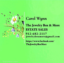 The Jewelry Box & More Estate Sales Logo