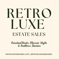 Retro Luxe Estate Sales Logo
