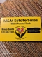 M & M Estate Sales Logo