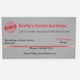 Krafty's Estate Auctions Logo