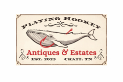 Playing Hookey Antiques And Estates Logo