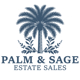 Palm & Sage Estate Sales Logo