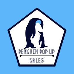 Penguin Pop Up Sales Logo
