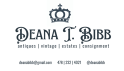 Deana T. Bibb Antiques|vintage|estates Logo