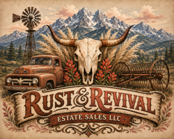 Rust & Revival Estate Sales LLC Logo