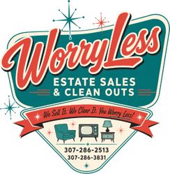 Worryless Estate Sales & Clean Outs Logo
