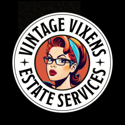 Vintage Vixens Estate Services Logo
