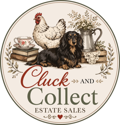 Cluck And Collect Estate Sales Logo