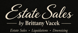 Estate Sales By Brittany Vacek Logo