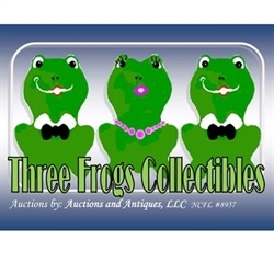 Three Frogs Collectibles Logo