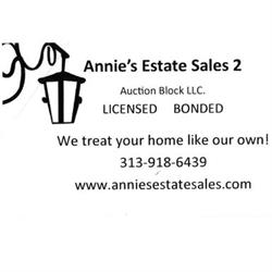 Annie's Estate Sales 2 Auction Block Logo