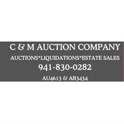 C & M Auction Company Logo
