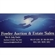 Fowler Auction & Estate Sales Logo