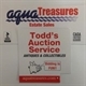 Aqua Treasures /Todd's Auction Service TAF 5415 Logo