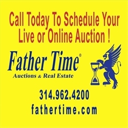 Father Time Auctions and Real Estate Logo
