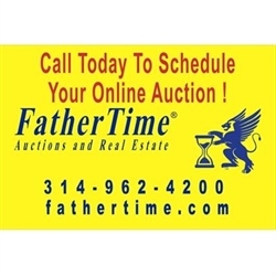 Father Time Auctions and Real Estate Logo