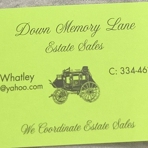 Down Memory Lane Estate Sales Logo