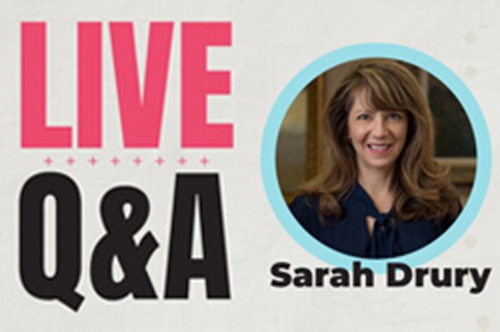 Live Q&A with Sarah Drury